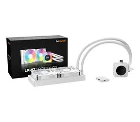 Be quiet! Light Loop IO LCD 240 mm biały / Chłodzenie wodne procesora / 2 wentylatory 120 mm / Wyświetlacz IPS 2,1" / Dioda LED RGB