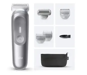 Braun BG 7550 BodyGroomer szary / Trymer / Męski / Ciało / Akumulator / USB-C