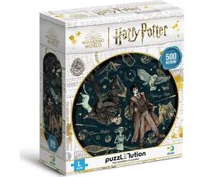 Puzzle DODO Harry Potter: Snape, Harry i Draco / 500 elementów / 33 x 47 cm