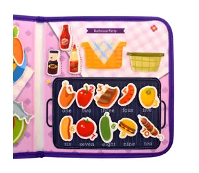 2KIDS TOYS sensoryczna książka edukacyjna Gotowanie / od 3 lat