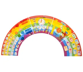 Tablica aktywności 2KIDS TOYS Tęcza / Zabawka sensoryczna / od 3 lat