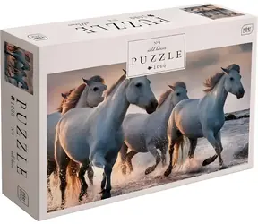 INTERDRUK Puzzle Dzikie Konie / 1000 elementów / 67 x 48 cm