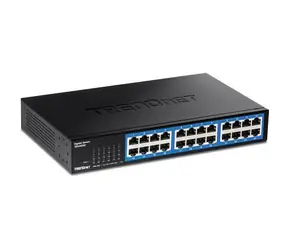 Trendnet TEG-S25D / Przełącznik / 24- Port Gigabit / 48 Gbit/s / bez wentylatora / metalowa obudowa