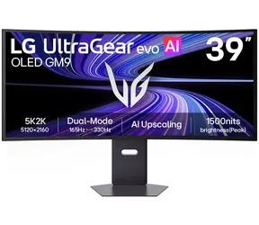 39" LG UltraGear GX9 39GX950B-B czarny / Monitor / OLED / 5120 x 2160 / 21:9 / 165 Hz / HDR10 / DP+HDMI