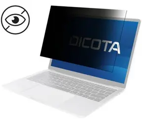 Filtr prywatyzujący Dicota 15,6" (16:10) / Filtr prywatyzujący / Mocowanie boczne / Dwukierunkowy / Uniwersalny