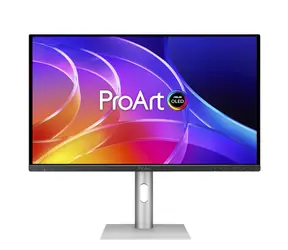 26,5-calowy Asus ProArt PA279CDV, czarny, srebrny / Monitor / QD-OLED / 4K UHD / 120 Hz / 0,1 ms / HDMI + DP + USB-C