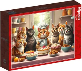ALIPSON Puzzle Cat Bakers w promocji / 1000 elementów / 69 x 47,8 cm