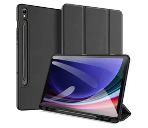 Dux Ducis DOMO czarny / Etui z klapką do Samsung Galaxy Tab S9 / Funkcja automatycznego uśpienia