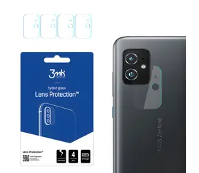 Szkło ochronne na obiektyw 3mk do Asus Zenfone 8 / Szkło ochronne na aparat / Szkło hybrydowe