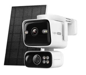 Kit TP-LINK Tapo C675D / Zewnętrzna kamera IP i panel słoneczny / Podwójny obiektyw 4K / Obrót/Pochylenie / IP65 / Wi-Fi