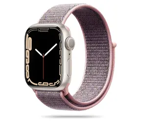 Pasek Tech-Protect Nylon różowy / do zegarka Apple Watch / 38/40/41 mm