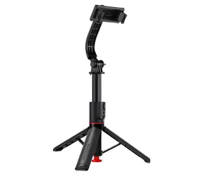 Acefast E42 czarny / Uchwyt do selfie ze statywem / Zdalny wyzwalacz Bluetooth / 1,05 m