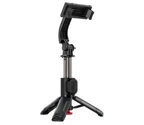 Acefast E42 czarny / Uchwyt do selfie ze statywem / Zdalny wyzwalacz Bluetooth / 63 cm