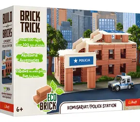 Zestaw konstrukcyjny Trefl BRICK TRICK Posterunek policji M / 100 części