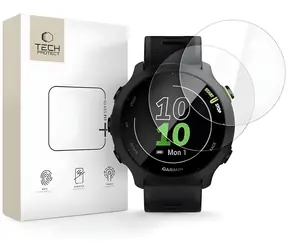 Szkło Tech-Protect Fit+ przezroczyste / Szkło hartowane / Garmin Forerunner 55 / 2 szt.