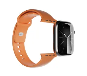 Puro Icon pomarańczowy / Pasek silikonowy / do Apple Watch 44/45/46/49 mm