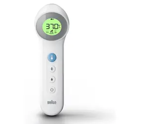 Braun Sensian 7 BNT400WE biały / Termometr czołowy / Age Precision / 3w1 / 2x AAA
