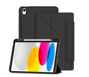Etui Tech-Protect SC Pen Origami czarne do Apple iPad 10,9"/11" (2022/2025) / uchwyt na rysik