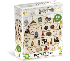 Puzzle DODO Harry Potter: Podręcznik czarodzieja / 770 elementów / 48 x 68 cm