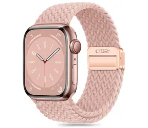 Tech-Protect Nylonmag różowy / Pasek do Apple Watch / 42/44/45/49 mm / nylon