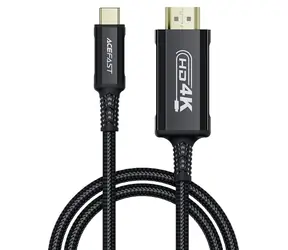 Acefast C1 czarny / Kabel wideo / USB-C do HDMI / 4K 60Hz HDR / 1,8 m