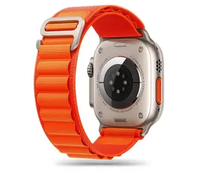 Tech-Protect Nylon Pro pomarańczowy / Pasek do Apple Watch / 42/44/45/49 mm