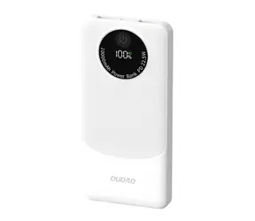 Dudao K12 10000mAh biały / Power bank / 22,5 W / USB-A / USB-C