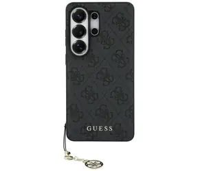 Czarna zawieszka z Logo Guess 4G Classic / Tylna obudowa / Samsung Galaxy S26 Ultra / MagSafe