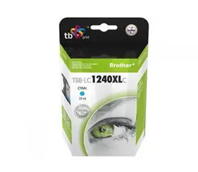 TB LC1240C cyan / Wkład atramentowy / kompatybilny z Brother / 860 stron / 20 ml