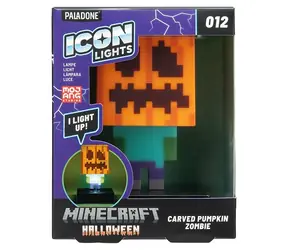 Ikona światła Paladone Minecraft Zombie Skeleton / Lampa stołowa / Figurka LED