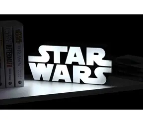Logo Star Wars Paladone / Lampa / LED / 2 tryby oświetlenia / USB lub 3x AAA