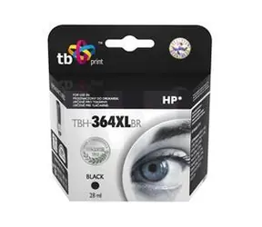 TB TBH-364XLBR czarny / Wkład atramentowy / kompatybilny z HP CB321EE (364XL) / 17,5 ml / 550 stron
