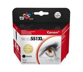 TB CLI-551XL kompatybilny czarny / Tusz / do Canon Pixma MG5450, MX925 / 4500 stron / 15 ml