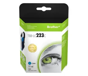Wkład kompatybilny z TB Brother LC223 cyjan / Wkład atramentowy / 550 stron / 11 ml
