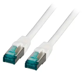 EFB Cat6A 0,25 m biały / Kabel krosowy / S/FTP / LSZH / RJ-45
