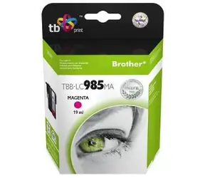 Wkład atramentowy kompatybilny z TB Brother LC-985M magenta / Wkład atramentowy / 1200 stron / 19 ml