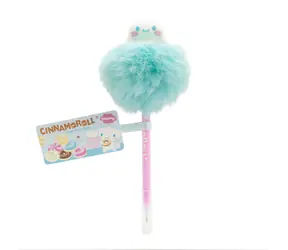 Długopis kulkowy BLUESKY Cinnamoroll PomPom / Sanrio / futrzany pompon / czarny wkład