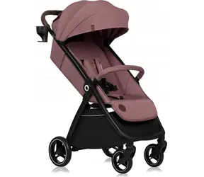 Wózek dziecięcy Lionelo Sports Ingrid Pink Mauve / 6-48 miesięcy / nośność 22 kg / składany jedną ręką