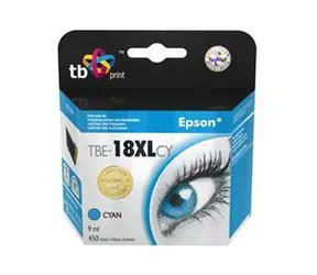 TB T1812 kompatybilny cyjan / Wkład atramentowy / do Epson XP-102, XP-302, XP-402 / 450 stron / 9 ml