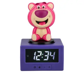 Budzik PALADONE Lotso / Biurkowy / Świecący / Zasilany przez USB