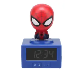 Budzik PALADONE Spiderman / Tarcza analogowa / 3x AA (bez baterii)