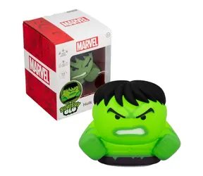 PALADONE MARVEL SquishyGlo Hulk / Figurka antystresowa / świecąca / Bateria litowo ION