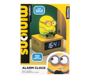 Minionki Paladone / Budzik / Lampka nocna / Drzemka / 3 baterie AA