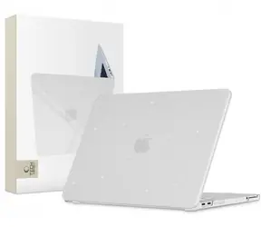 Tech-Protect SmartShell brokatowy przezroczysty / Etui ochronne / Apple MacBook Neo 13" (2026)