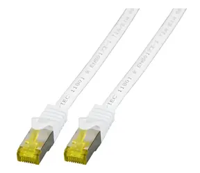 EFB Cat6a biały / Kabel krosowy / S/FTP / Cat7 Rohkabel / 25 m / RJ-45 / LSZH