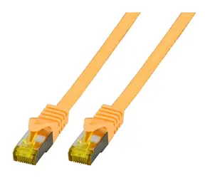 EFB Cat6a żółty / Kabel krosowy / S/FTP / Kabel surowy Cat7 / 25 m / RJ-45 / LSZH
