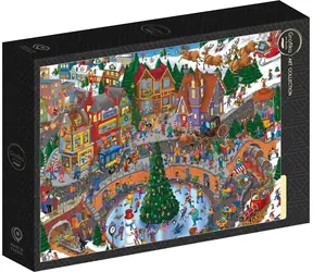 GRAFIKA Puzzle Świąteczne Zamieszanie / 500 elementów / 47,8 × 34,2 cm