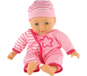 TEDDIES Lalka My Little Friend w kapeluszu / 30 cm / gumowa głowa, materiałowe ciało
