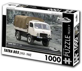 Puzzle RETRO-CARS Ciężarówka nr 9 Tatra 805 (1953-1960) / 1000 elementów / 66 × 47 cm