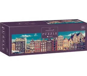 INTERDRUK Puzzle panoramiczne Amsterdam / 1000 elementów / 96 × 32 cm